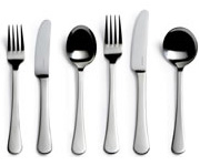 Classic pattern stainless steel six piece set