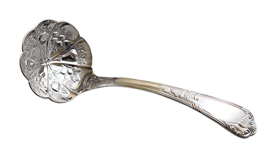 EPNS cranberry spoon