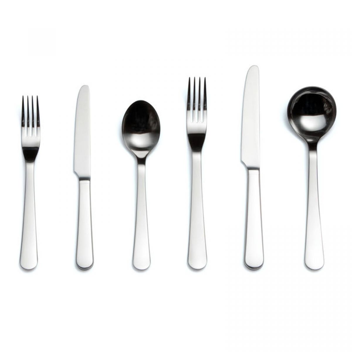Chelsea pattern stainless steel six piece set