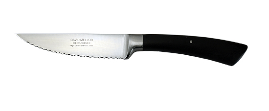 12cm Serrated Vegetable Knife Black Handle range