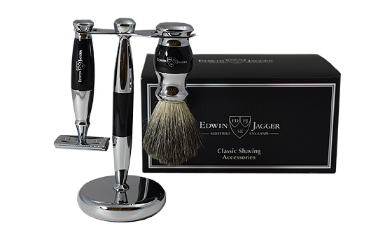 Edwin Jagger safety razor shaving set