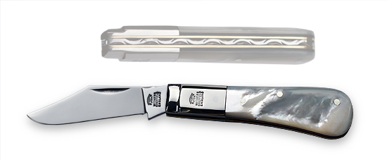 Taylors Eye Witness Mother of Pearl Barlow pocket knife