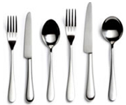 Paris pattern stainless steel six piece set