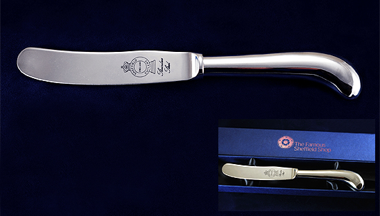 Pistol butter knife