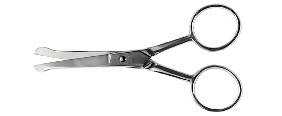 Moustache scissors