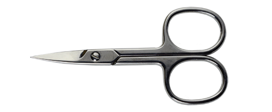 Straight nail scissors