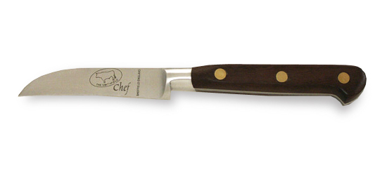 3 inch Turning Knife with wood handle
