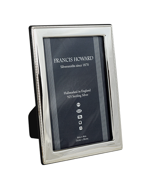 Sterling silver photo frame - Lichfield 6 x 4 