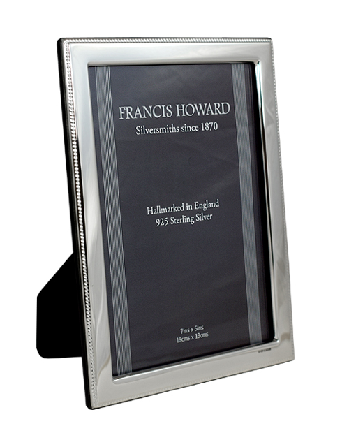 Sterling silver photo frame - Lichfield 7 x 5