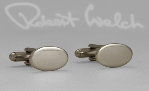 Oval cufflinks